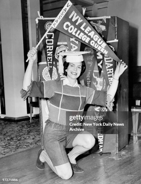 Ivy League Queen of 1960 is Vassar College freshman Judy McGuire.