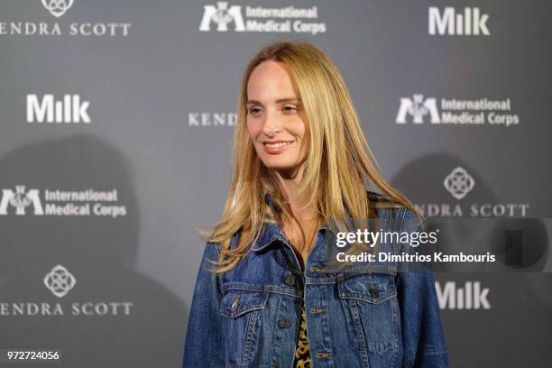Lauren Santo Domingo attends the International Medical Corps summer cocktail event hosted by Sienna Miller and Milk Studios at Milk Studios on June...
