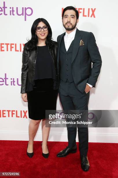 Producers Juliet Berman and Justin Nappi attend a special screening of the Netflix film "Set It Up" at AMC Lincoln Square Theater on June 12, 2018 in...