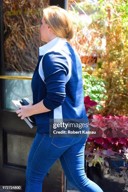 Amy Schumer seen out and about in Manhattan on June 11, 2018 in New York City.