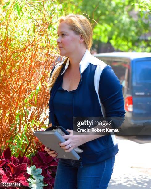 Amy Schumer seen out and about in Manhattan on June 11, 2018 in New York City.
