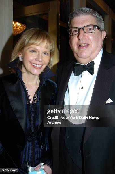 Composer Marvin Hamlisch and his wife, Terre, attend opening night of the new production of "A Chorus Line" at the Gerald Schoenfeld Theatre....