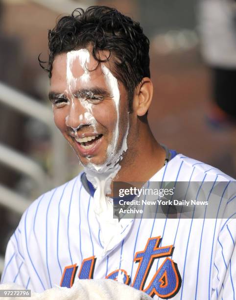 New York Mets vs Houston Astros. Sunday: Final game of the season. After a complete game shut out of the Houston Astros Mets pitcher Nelson figuero...