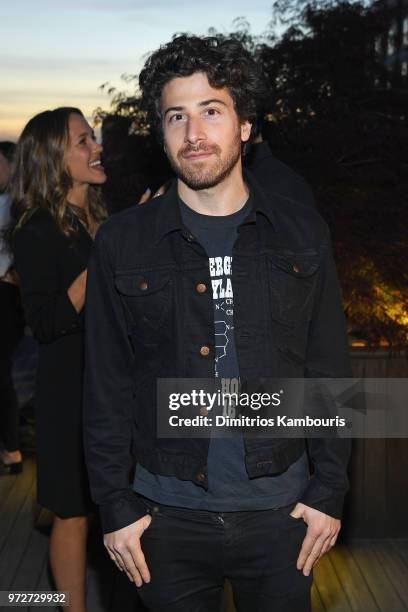 Jake Hoffman attends the International Medical Corps summer cocktail event hosted by Sienna Miller and Milk Studios at Milk Studios on June 12, 2018...