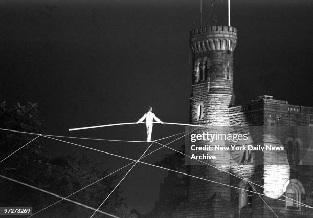 It's getting to be pretty obvious that Frenchman Philippe Petit really enjoys the high life of New York City. The 25-year-old high wire daredevil...