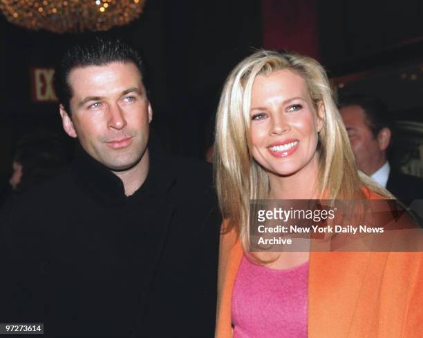 Movie premiere OF "Ready To Wear", Kim Basinger and Alec Baldwin