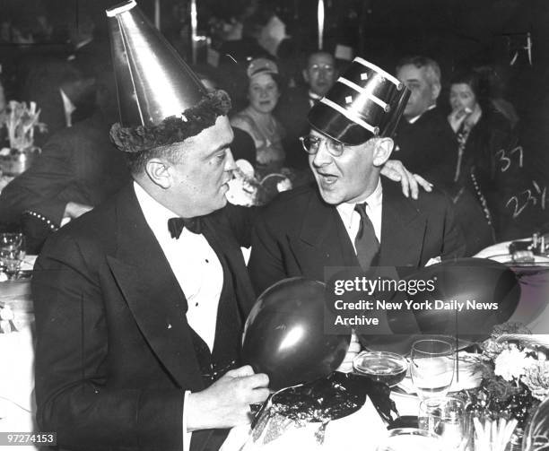 Edgar Hoover and Walter Winchell bring in the New Year.