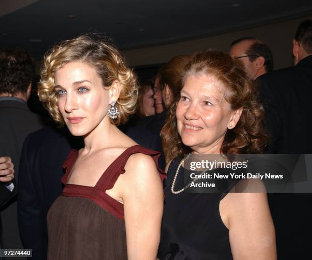 Sarah Jessica Parker is joined by her mother, Barbara Parker, at the opening night party for the Manhattan Theatre Club's production of "The Wonder...