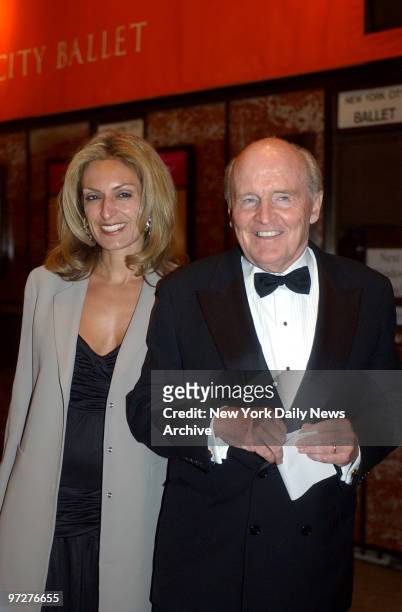 Jack Welch and wife Suzy Wetlaufer attend the Literacy Partners 20th Annual Gala, honoring Tom Brokaw, Tim Russert, and Jack Welch. Lincoln Center,...