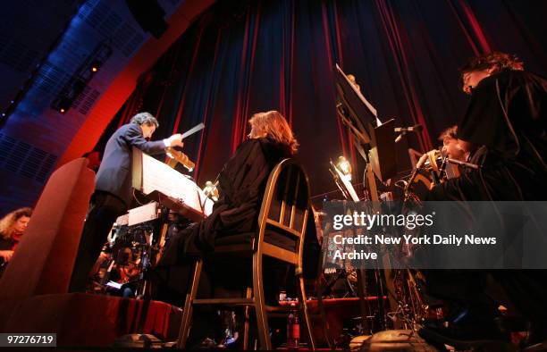 Musicians are in the orchestra pit as live music returns to Radio City Music Hall for today's 2:30 performance of the "Christmas Spectacular," the...