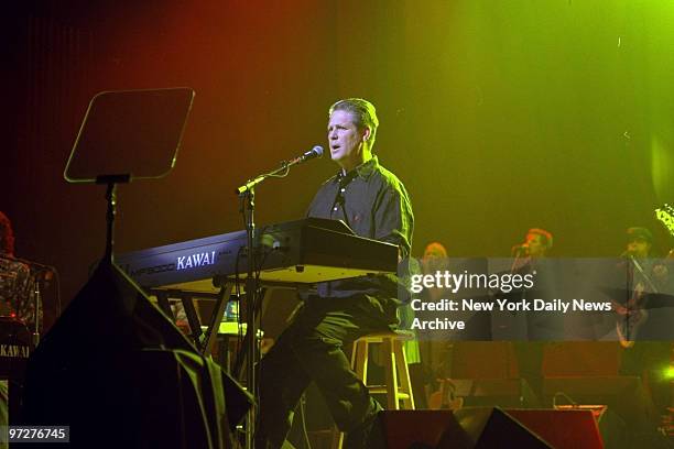 Brian Wilson of the Beach Boys performing in concert at the Beacon Theater.