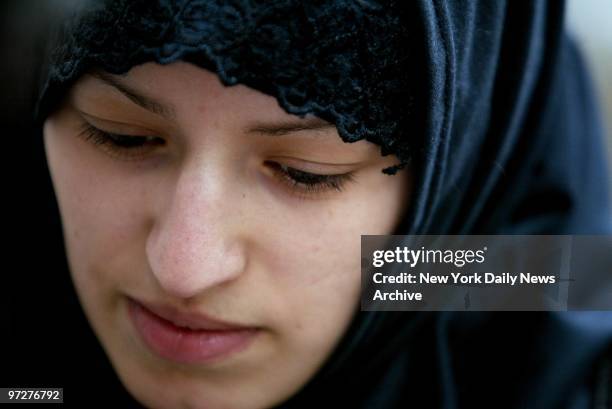 Muslim woman takes part in Sabbath prayers at the Islamic Cultural Center of New York at 96th St. And Third Ave. During afternoon services, the...