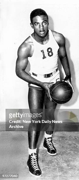 Jackie Robinson in basketball uniform of UCLA .