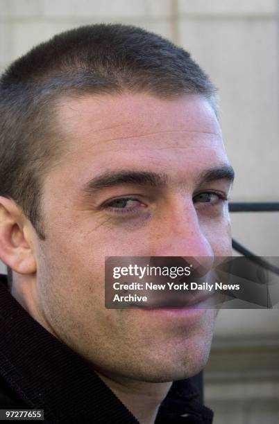 Scott Speedman, who is appearing in the movies "Underworld" and "My Life Without Me," at 33rd St. And Ninth Ave.