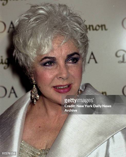 Council of Fashion Designers of America Awards held at Cipriani., Elizabeth Taylor received a "Fashion Oscar" for her "Lifetime of Glamor."