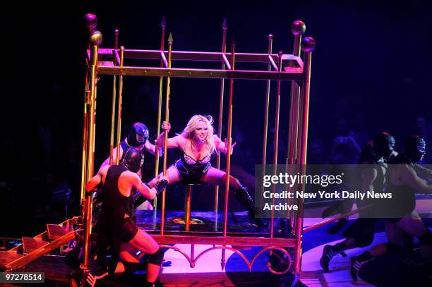 Britney Spears kicks off her Circus Tour at the New Orleans Arena.