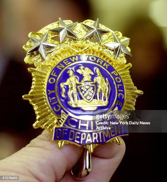 Counterfeit badge is one of 6,800 seized by police in the Yonkers home of an actor who had bit roles as a cop on the TV show "Law and Order." Ellioit...