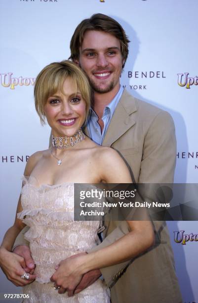 Brittany Murphy and Jesse Spencer get together before the premiere of "Uptown Girls" at the Southampton Theater. They're in the film.