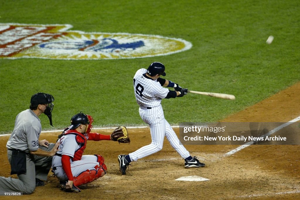York yankees aaron boone hits a solo home run in the York yankees aaron boone hits a solo home run in the