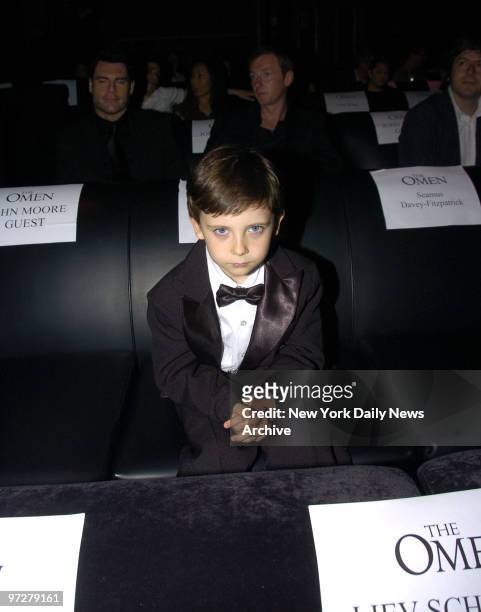 Seamus Davey-Fitzpatrick attends an advance screening of "The Omen" at the Angel Orensanz Foundation in lower Manhattan. He stars in the film.