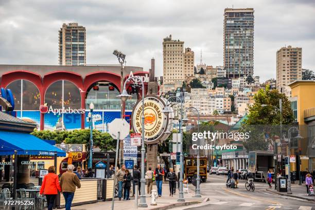 fisherman's wharf - fishermans wharf fotografías e imágenes de stock