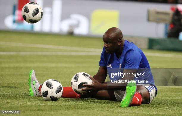 Lilian Thuram of France 98 in action during the Friendly match between France 98 and FIFA 98 at U Arena on June 12, 2018 in Nanterre near Paris,...