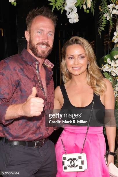 James Jordan and Ola Jordan attending Lizzie Cundys 48th Birthday party at Caramel sighting on June 12, 2018 in London, England.