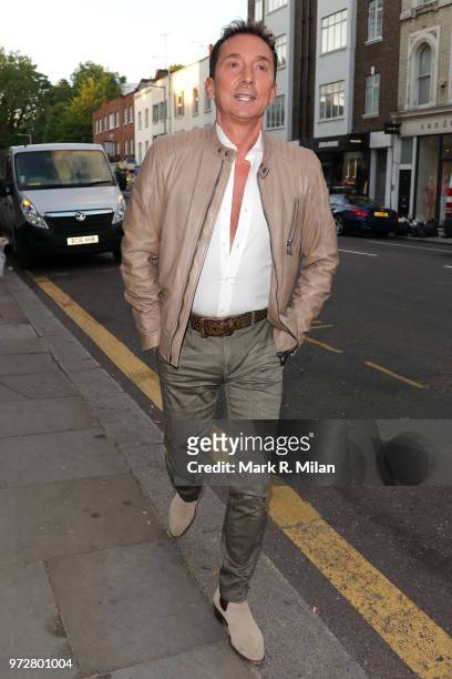 Bruno Tonioli attending Lizzie Cundys 48th Birthday party at Caramel sighting on June 12, 2018 in London, England.