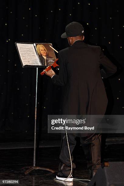 February 26: Violinist Lee England, Jr. Performs at the DuSable Museum in Chicago, Illinois on February 26, 2010.