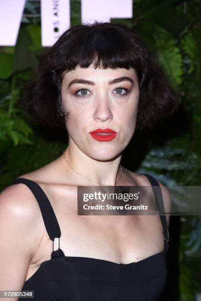 Mia Moretti attends Max Mara WIF Face Of The Future at Chateau Marmont on June 12, 2018 in Los Angeles, California.