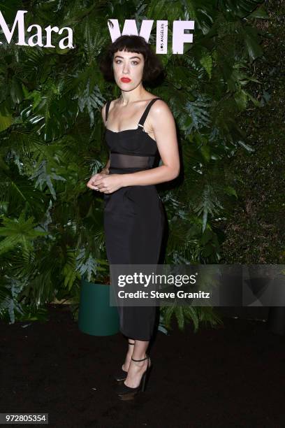 Mia Moretti attends Max Mara WIF Face Of The Future at Chateau Marmont on June 12, 2018 in Los Angeles, California.