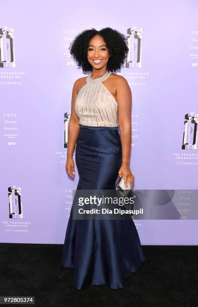 Fragrance Influencer Tiff Benson attends 2018 Fragrance Foundation Awards at Alice Tully Hall at Lincoln Center on June 12, 2018 in New York City.