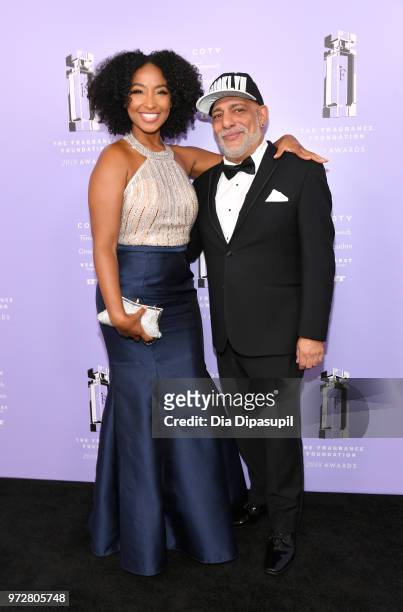 Fragrance Influencer Tiff Benson and Vlogger, Brooklyn Fragrance Lover Carlos Powell attend 2018 Fragrance Foundation Awards at Alice Tully Hall at...
