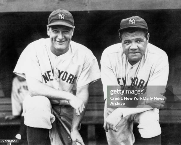 Lou Gehrig and Babe Ruth team up for final championship together.