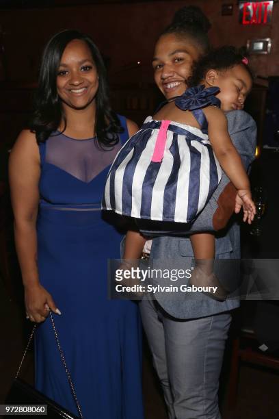 Teresa Ruiz and Sijara Eubanks attend The Single Parent Resource Center's Spring Celebration at Laurie Beechman Theater on June 12, 2018 in New York...