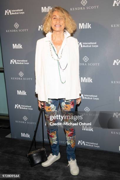 Ann Dexter-Jones attends the International Medical Corps Summer Benefit at Milk Studios on June 12, 2018 in New York City.