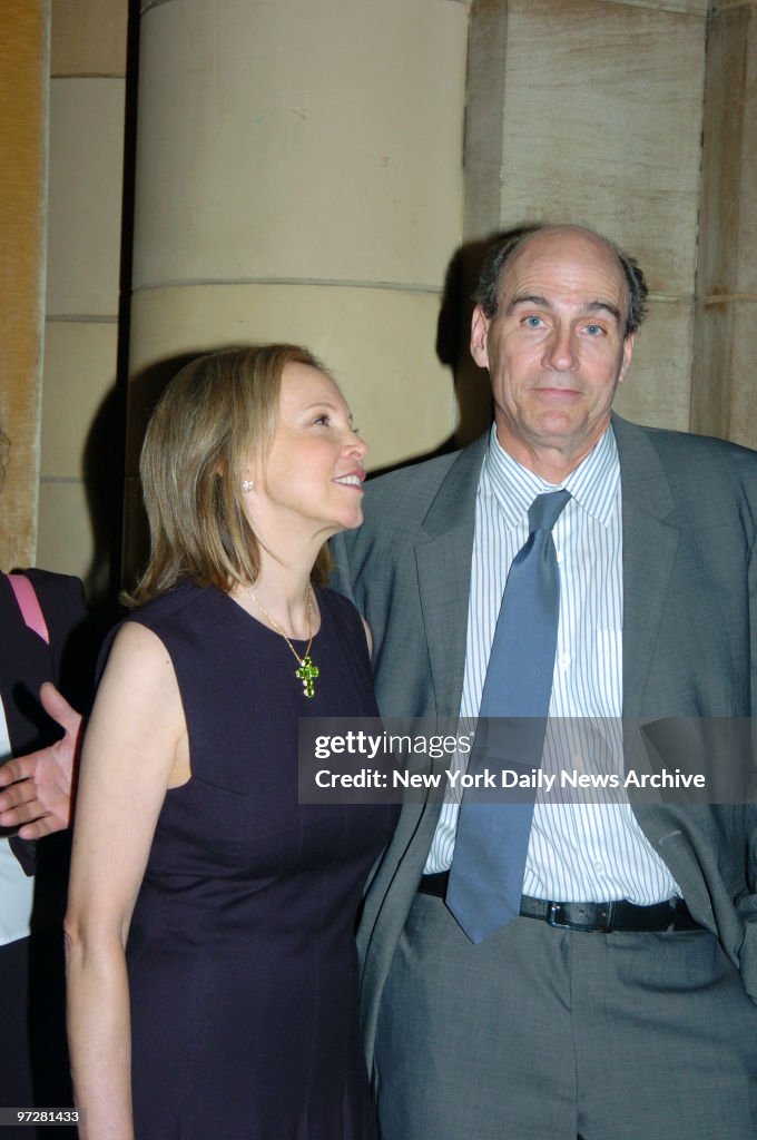 James Taylor and wife Caroline Smedvig are at Cipriani 42nd 