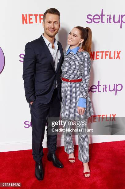 Actors Glen Powell and Zoey Deutch attend the "Set It Up" New York screening at AMC Lincoln Square Theater on June 12, 2018 in New York City.