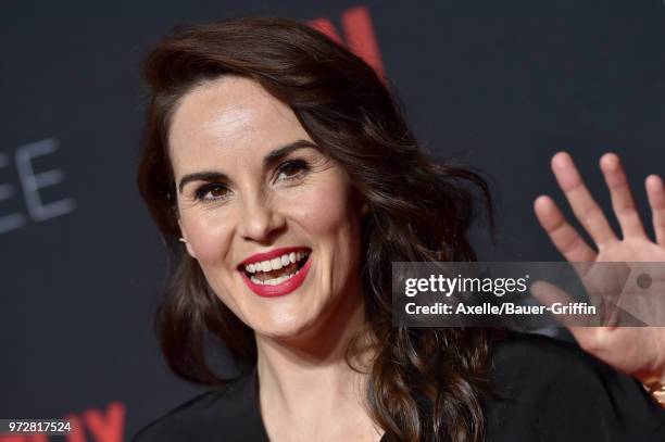 Actress Michelle Dockery attends #NETFLIXFYSEE For Your Consideration Event For 'Godless' at Netflix FYSEE At Raleigh Studios on June 9, 2018 in Los...