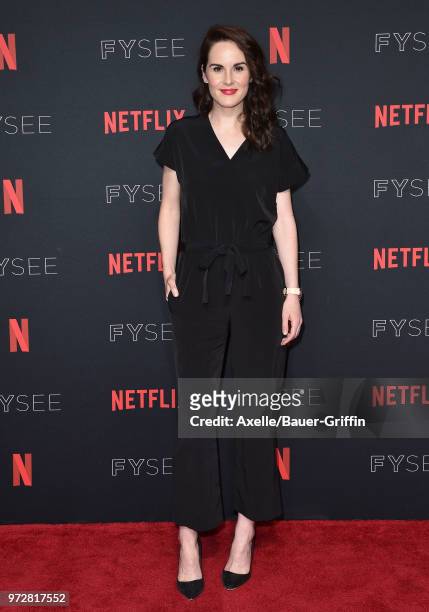 Actress Michelle Dockery attends #NETFLIXFYSEE For Your Consideration Event For 'Godless' at Netflix FYSEE At Raleigh Studios on June 9, 2018 in Los...