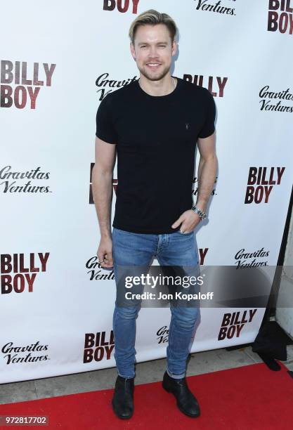 Chord Overstreet attends "Billy Boy" Los Angeles Premiere at Laemmle Music Hall on June 12, 2018 in Beverly Hills, California.