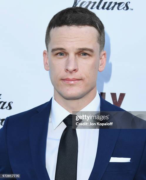 Grant Harvey attends "Billy Boy" Los Angeles Premiere at Laemmle Music Hall on June 12, 2018 in Beverly Hills, California.