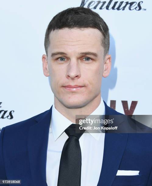 Grant Harvey attends "Billy Boy" Los Angeles Premiere at Laemmle Music Hall on June 12, 2018 in Beverly Hills, California.