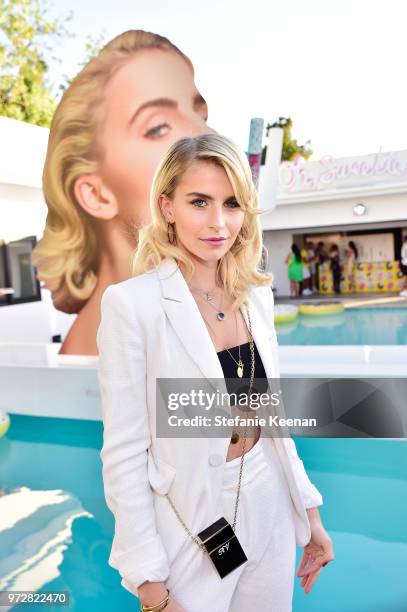 Caro Daur attends MAC Cosmetics Oh Sweetie Lipcolour Launch Party in Beverly Hills on June 12, 2018 in Beverly Hills, California.