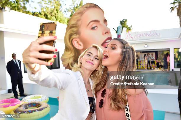 Caro Daur attends MAC Cosmetics Oh Sweetie Lipcolour Launch Party in Beverly Hills on June 12, 2018 in Beverly Hills, California.