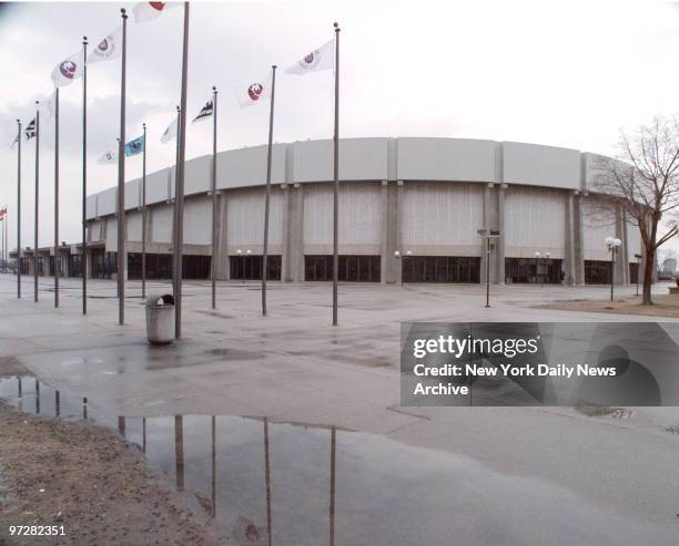 Nassau Coliseum in Uniondale, Long Island.