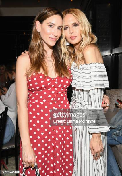 Nikki DeRoest and Rachel Zoe attend Summer '18 Box of Style by Rachel Zoe Soiree at Hotel Bel Air on June 12, 2018 in Los Angeles, California.