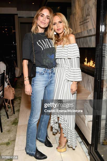 Anine Bing and Rachel Zoe attend Summer '18 Box of Style by Rachel Zoe Soiree at Hotel Bel Air on June 12, 2018 in Los Angeles, California.