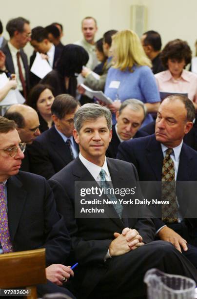 Former CFO of Enron Arthur Fastow waits for his turn to testify at hearing before the House Oversight and Investigations subcommittee looking into...