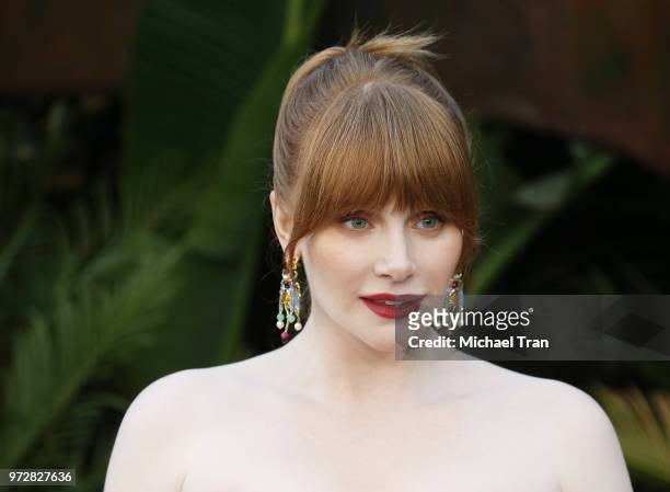 Bryce Dallas Howard arrives to the Los Angeles premiere of Universal Pictures and Amblin Entertainment's "Jurassic World: Fallen Kingdom" held at...